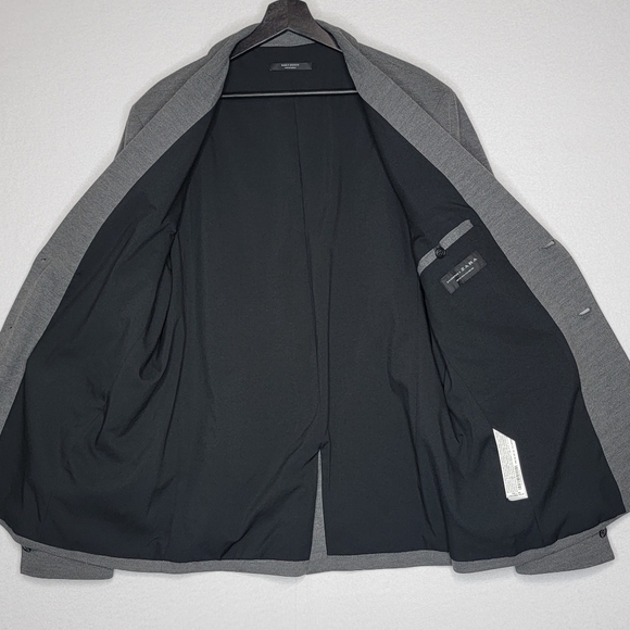 Men's Essentials ZARA Daily Outfit Gray Sport Coat Size XXL - Picture 4 of 11